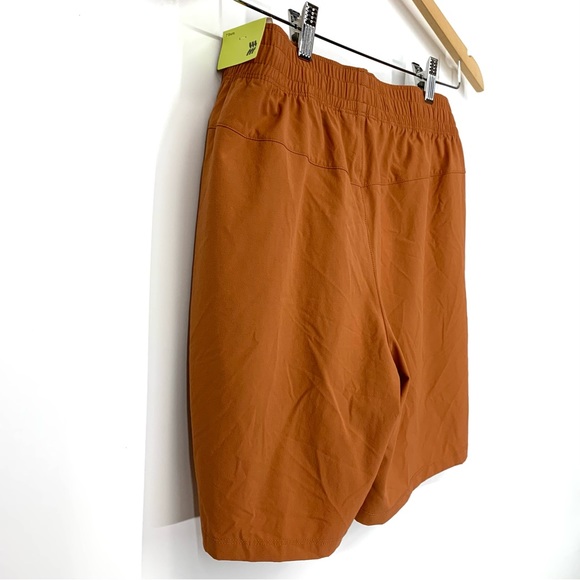 All In Motion Dark Orange Lightweight Athletic Stretch Woven Shorts Nwt Sz Small - Picture 6 of 15